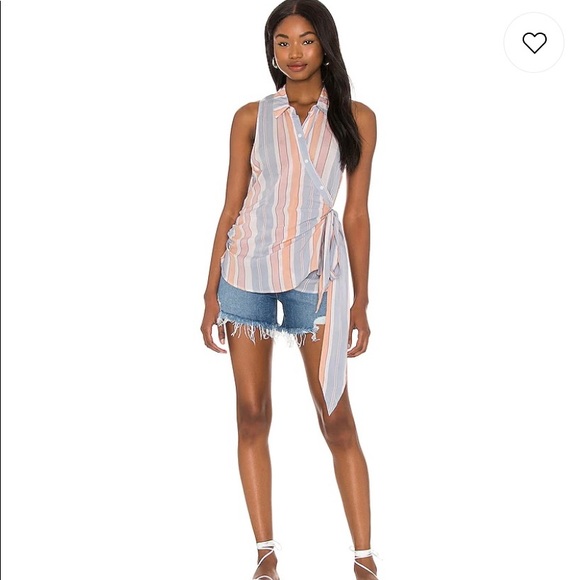 🆕NWT- FREE PEOPLE “MACKENZIE WRAP BLOUSE.” BRAND NEW WITH TAGS - Picture 1 of 10